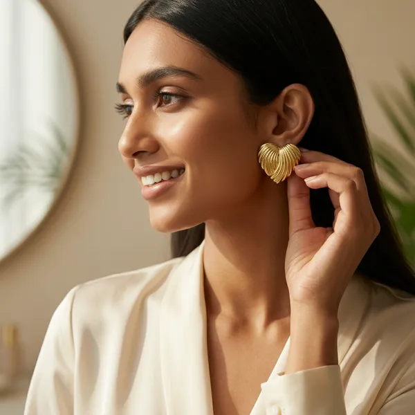 Wavecrest_Heart_Gold_Stud_Earrings_Default_Title