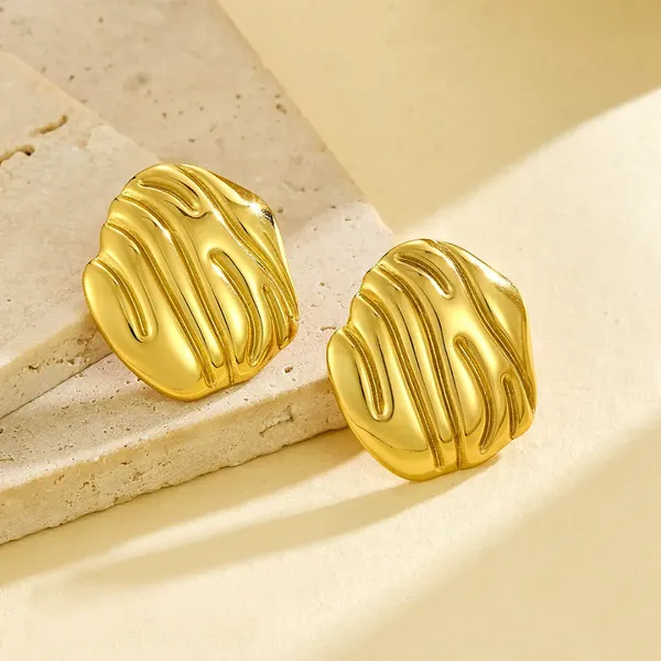 Aurora_Sculpt_Gold_Stud_Earrings_Default_Title