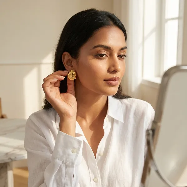 Aurora_Sculpt_Gold_Stud_Earrings_Default_Title