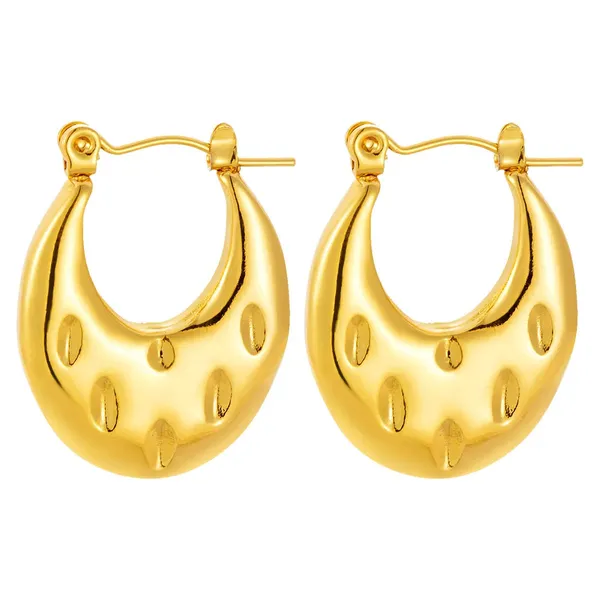 Aurora_Pebble_Gold_Hoop_Earrings_Default_Title