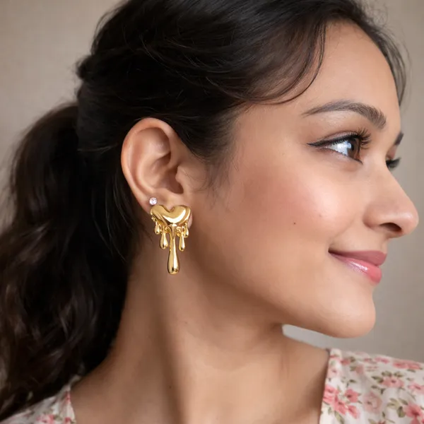 Molten_Heart_Drop_Stud_Earrings_Default_Title