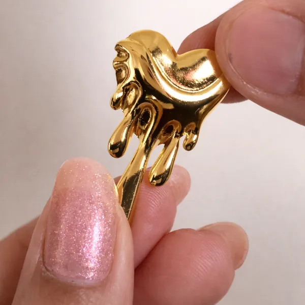 Molten_Heart_Drop_Stud_Earrings_Default_Title