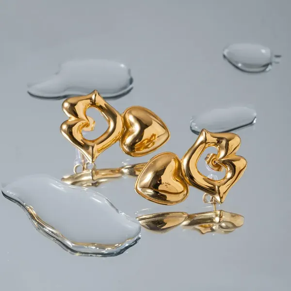 Golden_Duo_Heart_Drop_Studs_Default_Title