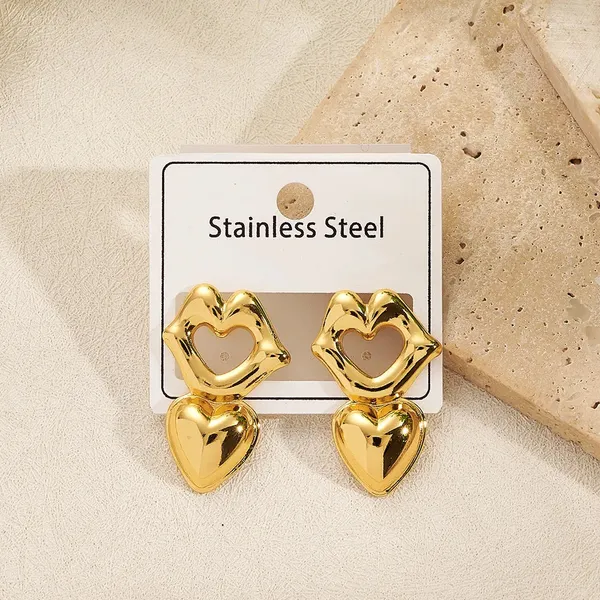 Golden_Duo_Heart_Drop_Studs_Default_Title