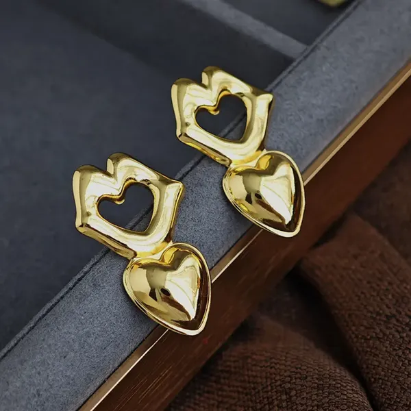 Golden_Duo_Heart_Drop_Studs_Default_Title