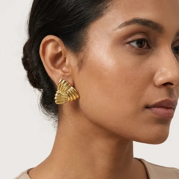 Triflair_Textured_Fold_Earrings_Default_Title