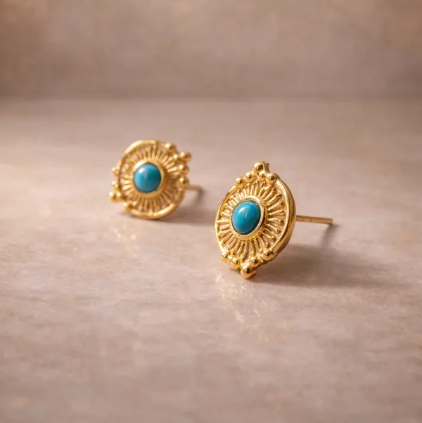 Sunaura_Turquoise_Medallion_Earrings_Default_Title