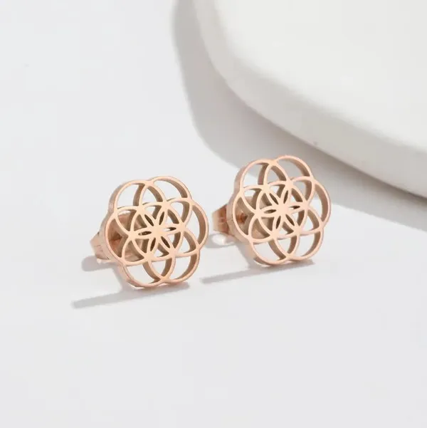 Roselattice_Mandala_Stud_Earrings_Rose_Gold_Default_Title