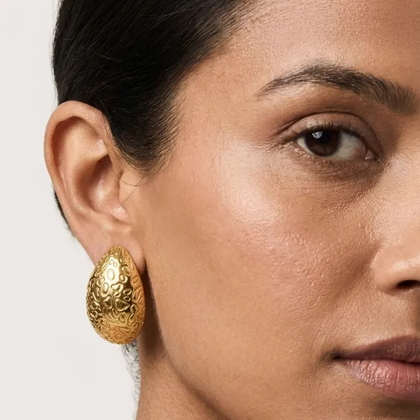 Luxeaurora_Embossed_Aquadrop_Earrings_Default_Title