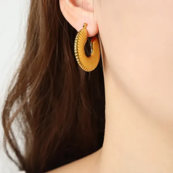 Radiantridge_Textured_Hoop_Earrings_Default_Title