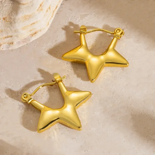 Starluxe_Sculpted_Hoop_Earrings_Default_Title