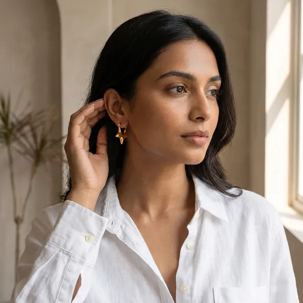 Starluxe_Sculpted_Hoop_Earrings_Default_Title