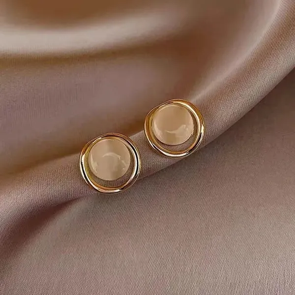 Cat_Eye_Stone_Round_Stud_Earrings_Default_Title