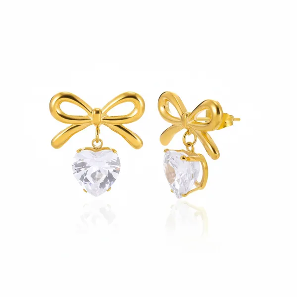 Celeste_Heart_Charm_Bow_Studs_Default_Title