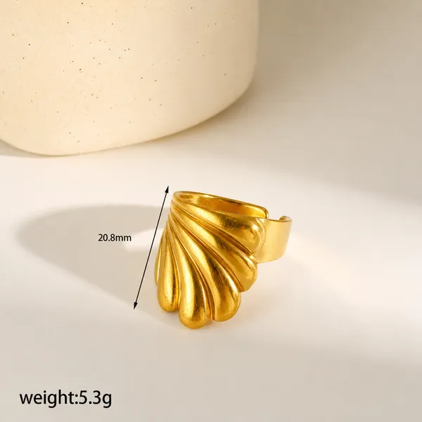 Solara_Shell_Gold_Ring_Default_Title