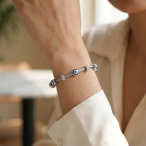 Silver_Evil_Eye_Bracelet_Default_Title
