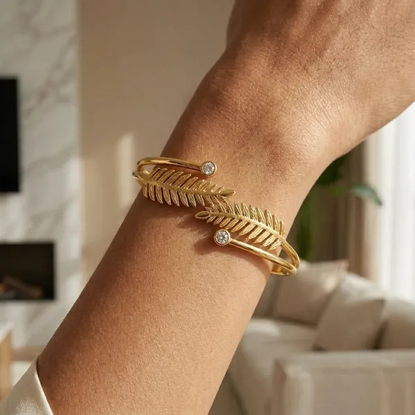 Aureon_Leaf_Lock_Bracelet_Default_Title