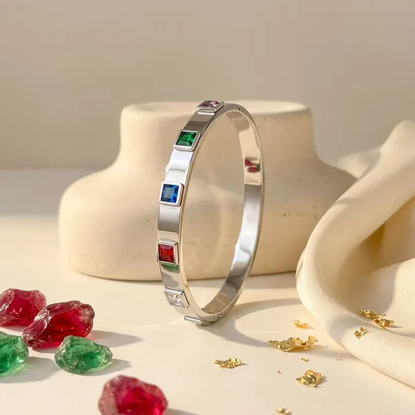 Rainbow_Gem_Silver_Bracelet_Default_Title