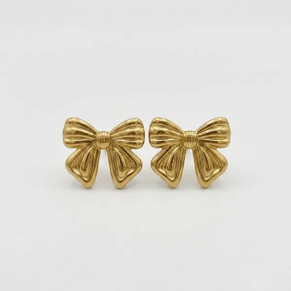 Golden_Bow_Elise_Studs_Default_Title