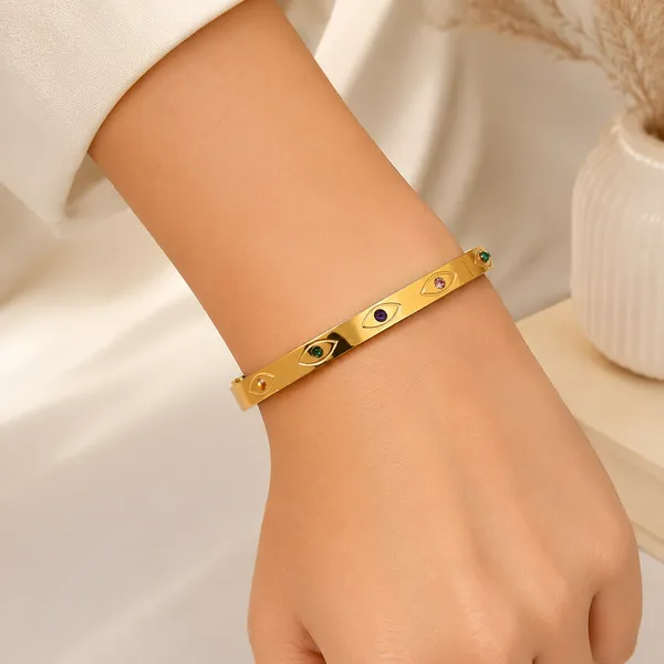 Rainbow_Evil_Eye_Gold_Bracelet_Default_Title