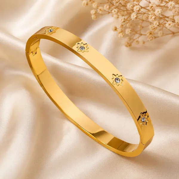 Floral_Crystal_Gold_Bangle_Default_Title