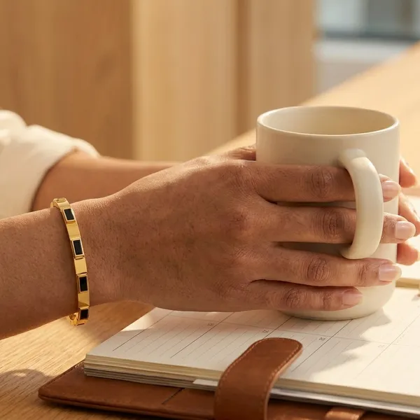 Black_Enamel_Gold_Bracelet_Default_Title