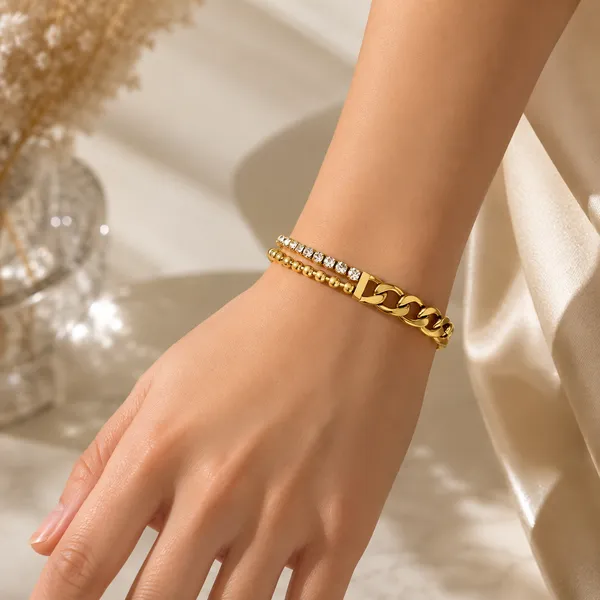 Crystal_Cuban_Link_Bracelet_Default_Title