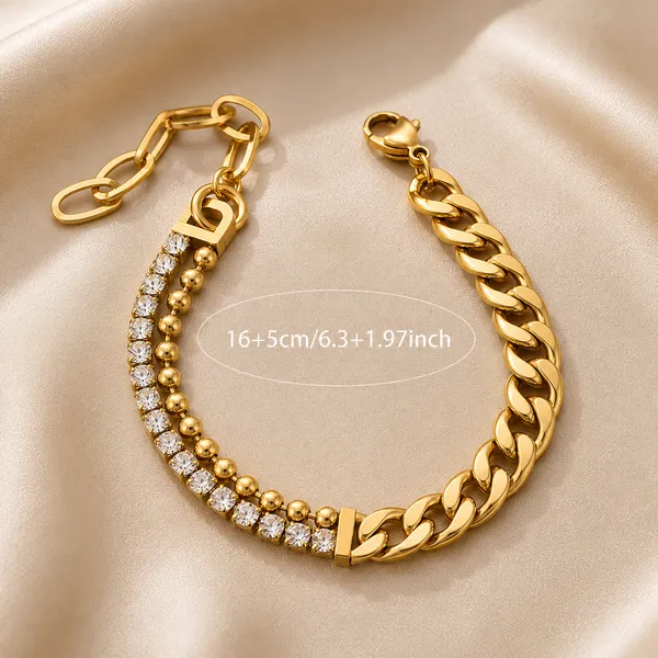 Crystal_Cuban_Link_Bracelet_Default_Title