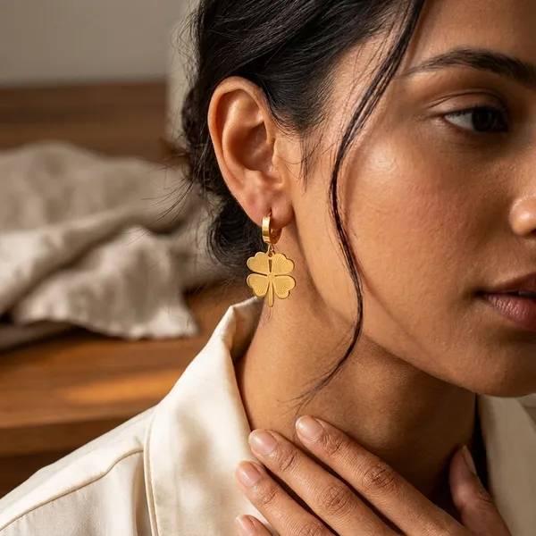 Lucky_Clover_Gold_Huggie_Drop_Earrings_Default_Title