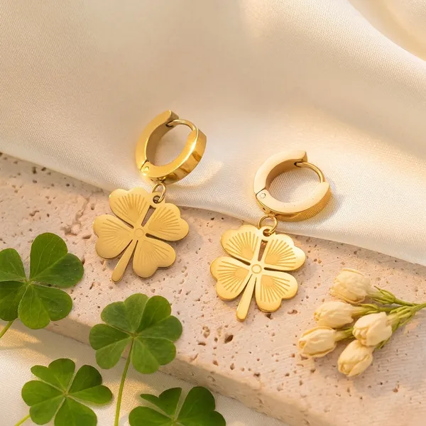 Lucky_Clover_Gold_Huggie_Drop_Earrings_Default_Title