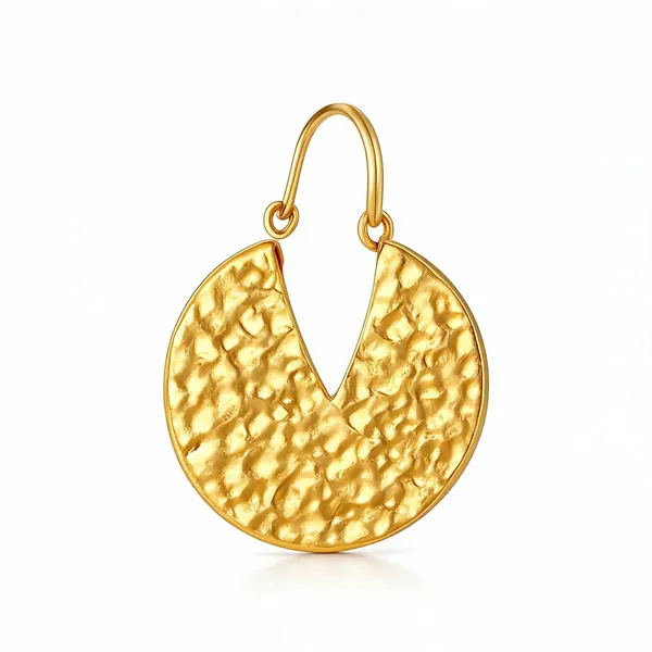 Hammered_Gold_V_Cut_Hoop_Earrings_|_Pvd_Coated_Stainless_Steel