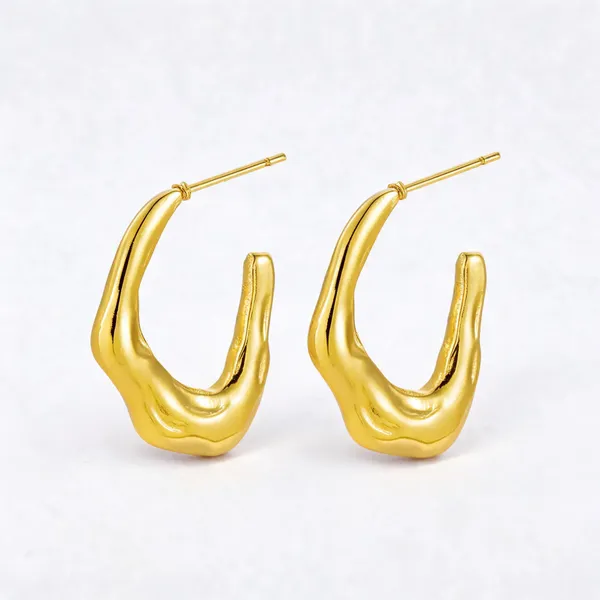 Organic_Sculpted_Gold_Stud_Earrings