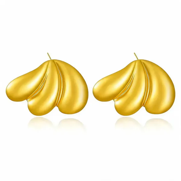 Lunapetal_Sculpted_Leaf_Earrings
