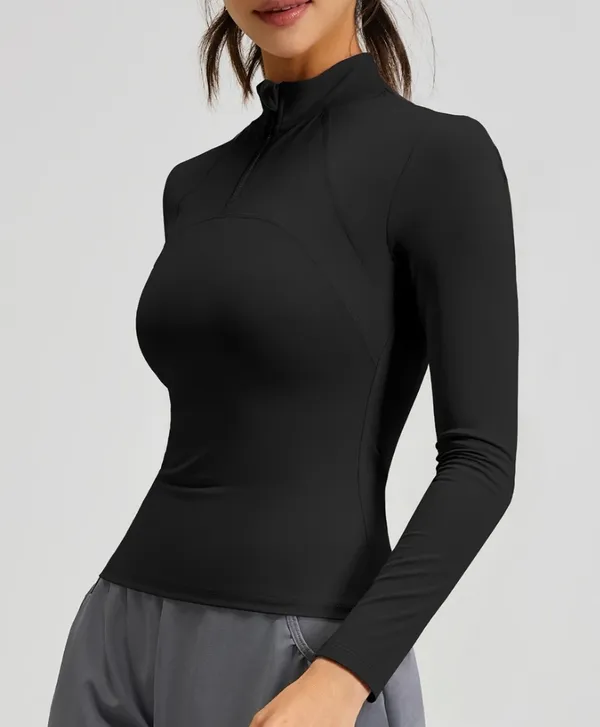 Black_Slim_Fit_Long_Sleeve_Sports_Top_for_Women