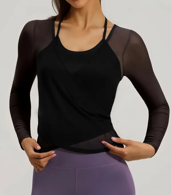 Black_Mesh_Long_Sleeve_Top_for_Women