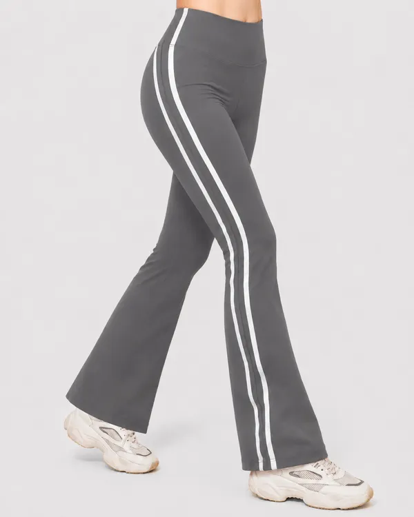 Grey_Flared_Stripe_Gym_pant__for_Women
