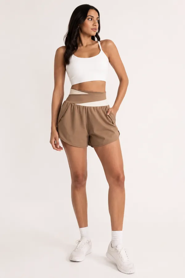 Taupe_Relaxed_Fit_Athletic_Shorts_for_Women