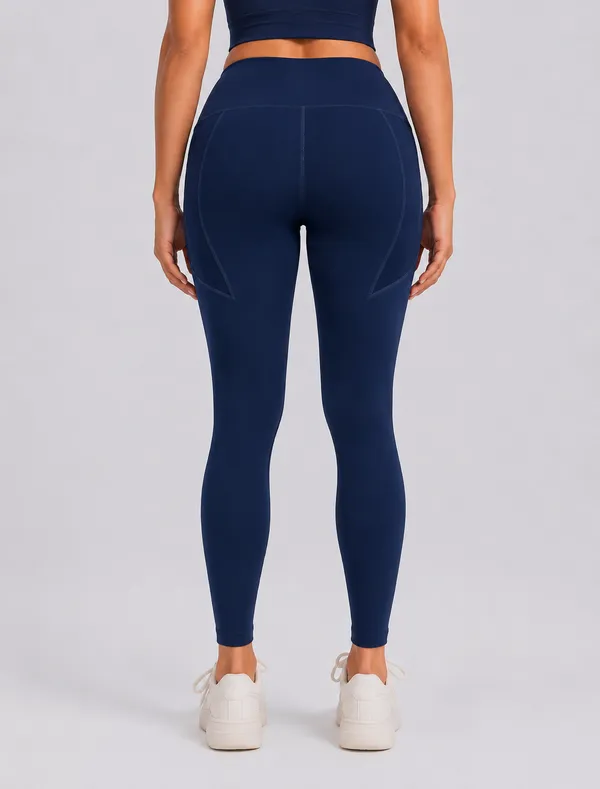 Navy_High_Waist_Full_Length_gym_pant__for_Women