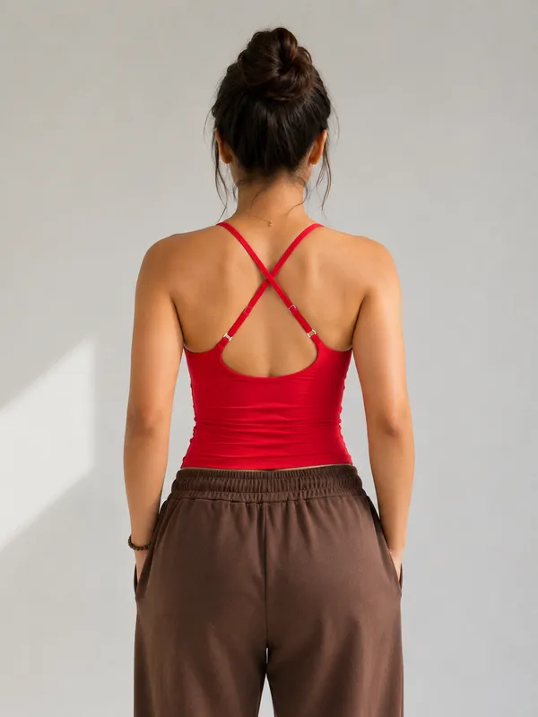 Red_Fitted_Halter_Tank_Top_for_Women