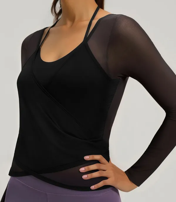 Black_Mesh_Long_Sleeve_Top_for_Women