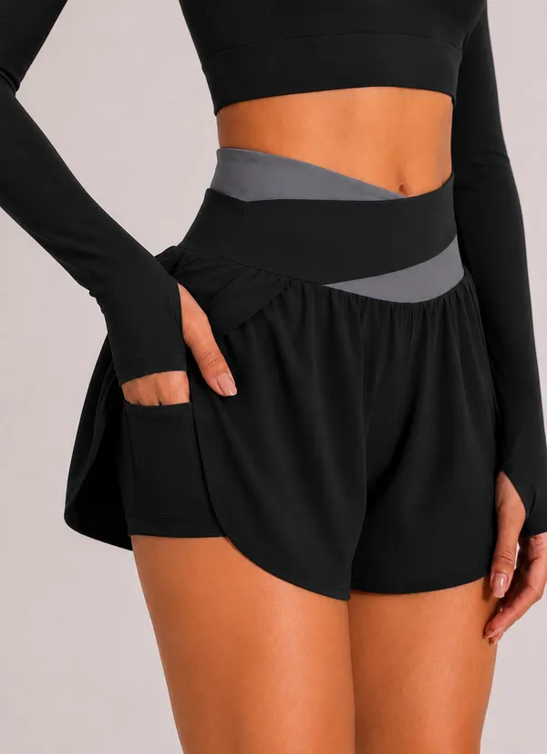 Black_High_Waist_Sports_Shorts_for_Women