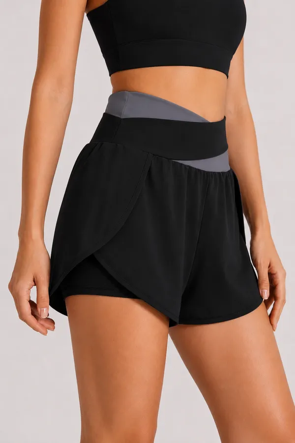 Black_High_Waist_Sports_Shorts_for_Women