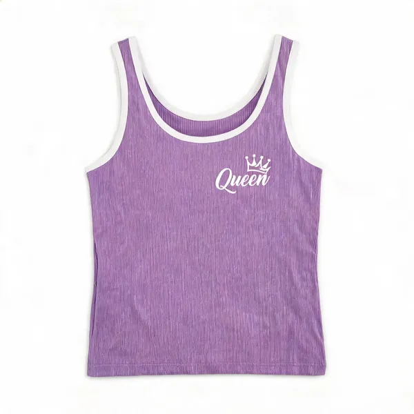 Lavender_Rib_Sleeveless_Tank_Top_For_Women