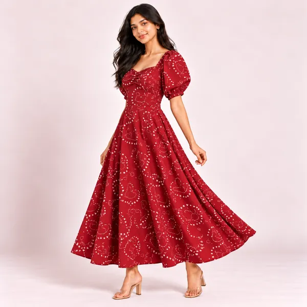 Red_Heart_Printed_Rayon_Fit_&_Flare_Full_Length_Dress