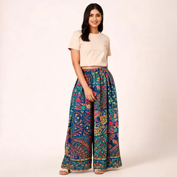 Blue_Cotton_Printed_Wide_Leg_Palazzo_Pants_For_Women