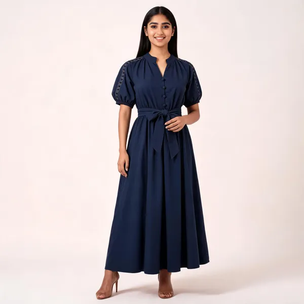 Navy_Cotton_Fit_And_Flare_Maxi_Dress_For_Women