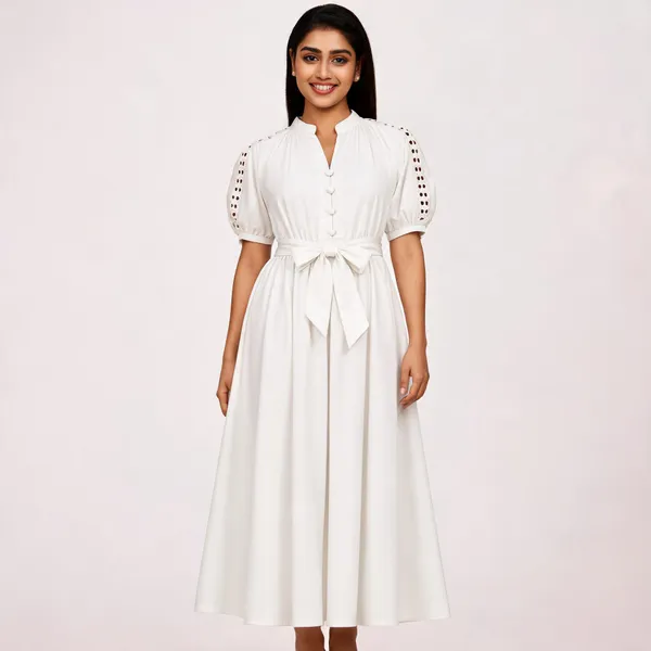 White_Cotton_Fit_And_Flare_Maxi_Dress_For_Women