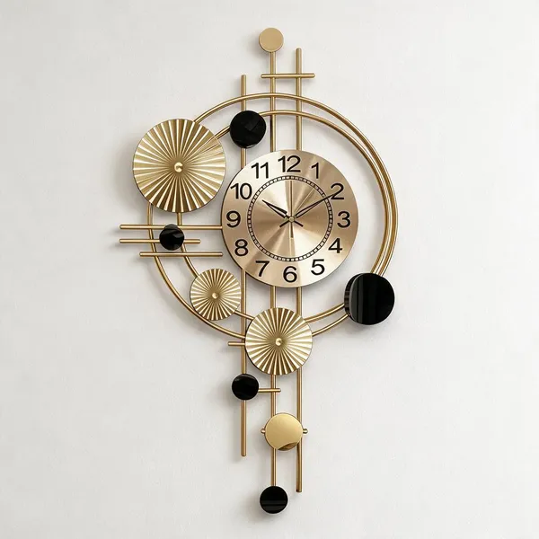 Golden_Metal_Wall_Art_For_Home_Decor