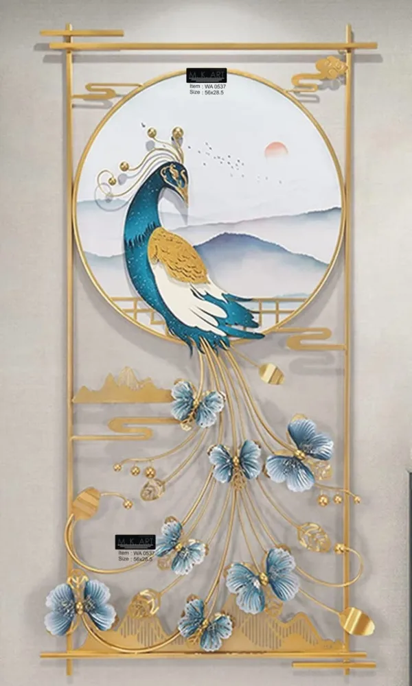 Metal_Peacock_Floral_Wall_Decor