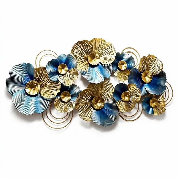 Golden_Metal_Wall_Art_For_Home_Decor